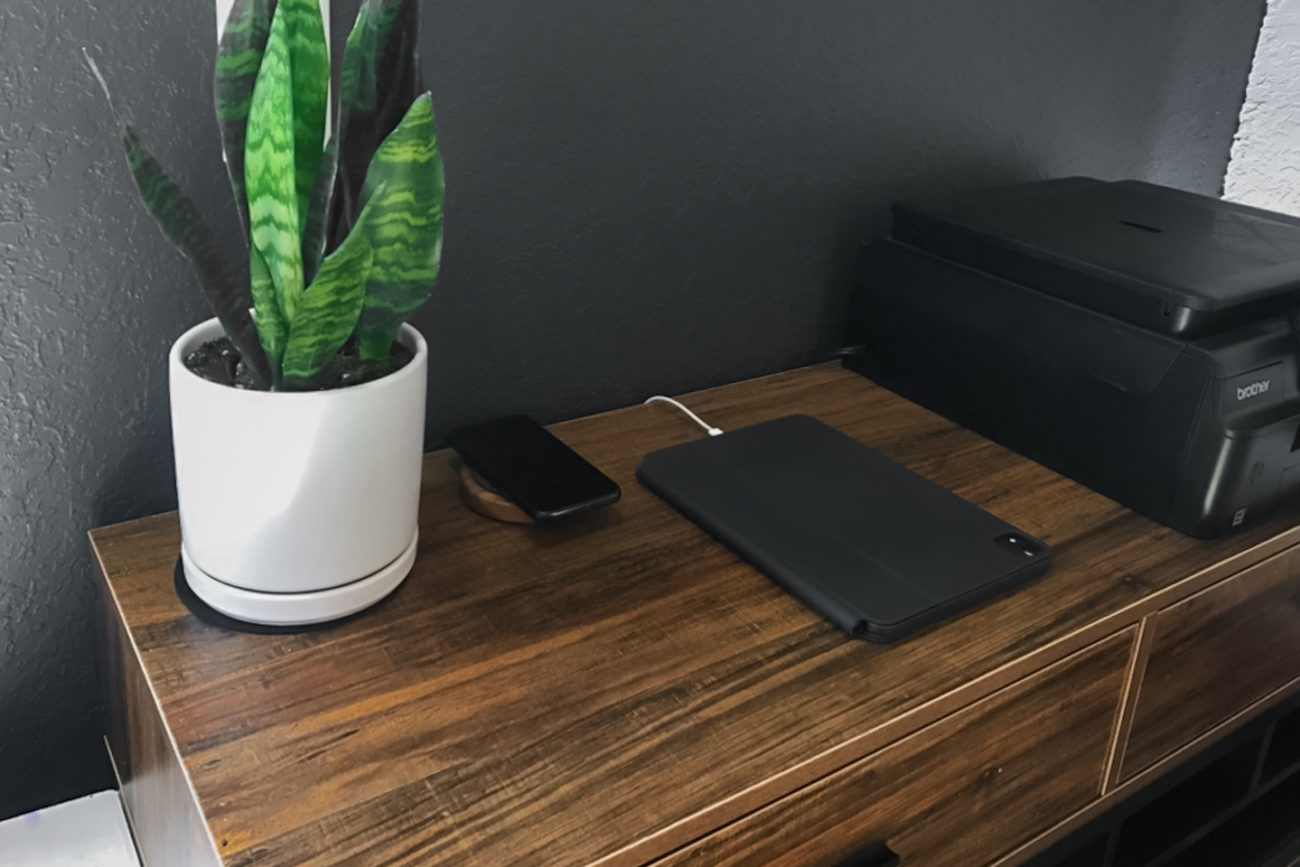 Personal device charging station